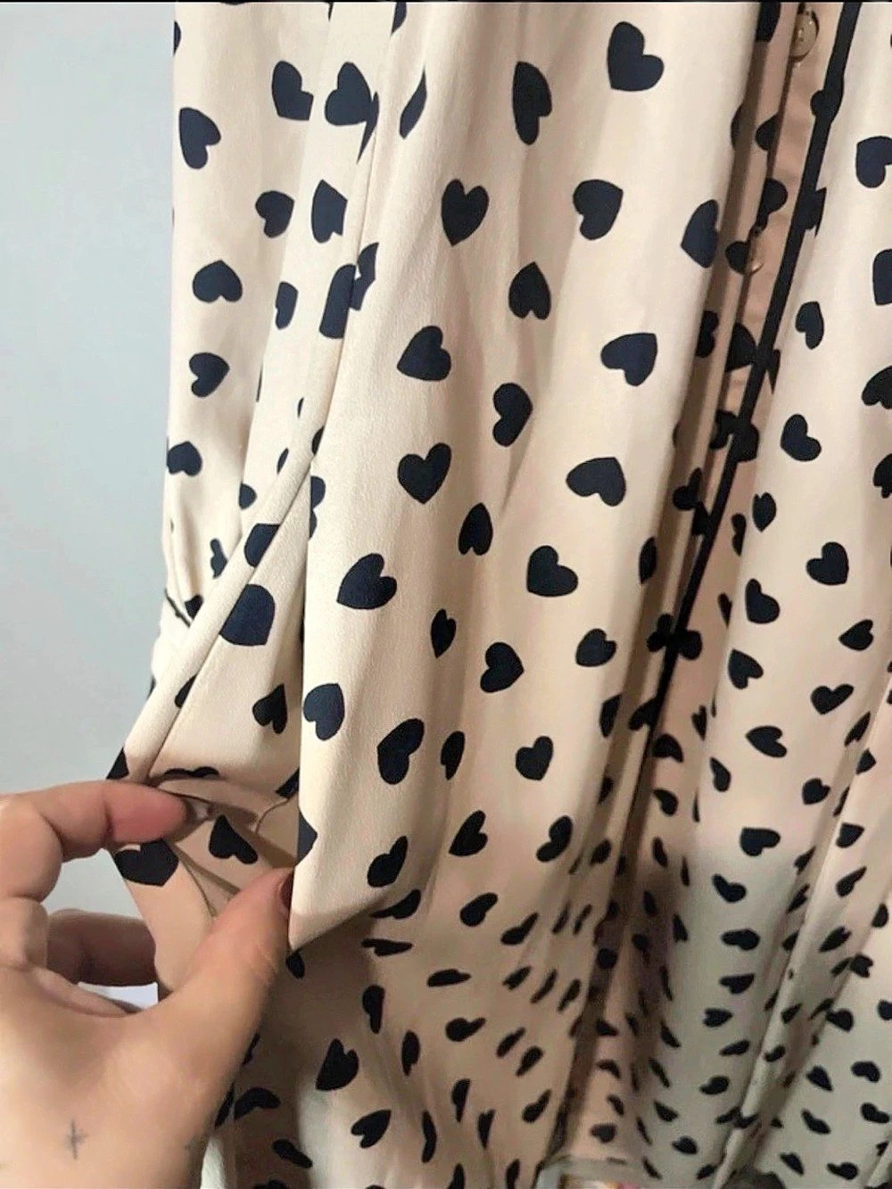 kate spade new york Heart Print Mini Dress Size XXS NWT - Picture 6 of 6